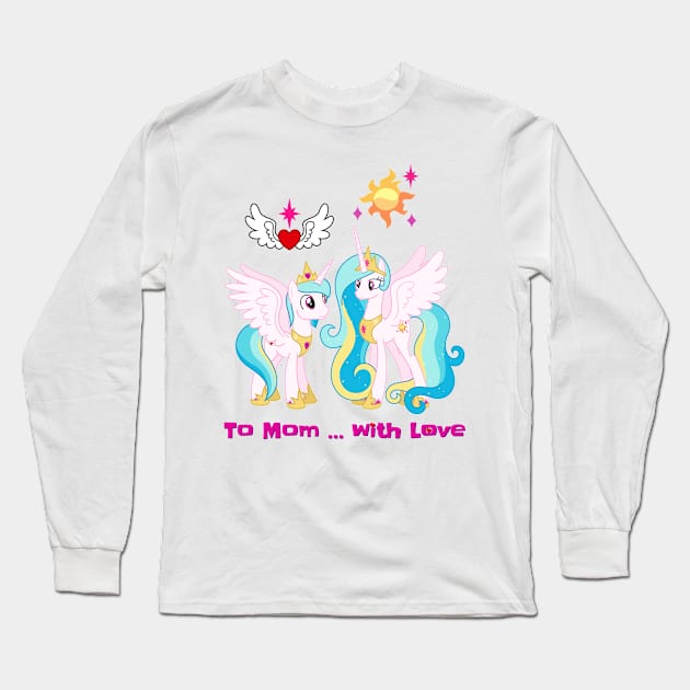 To Mom ... With Love Long Sleeve T-Shirt by Starponys